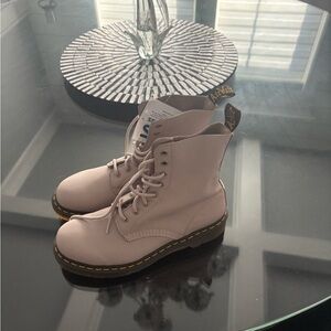 Dr. Martens Women's Off-White Combat Boots